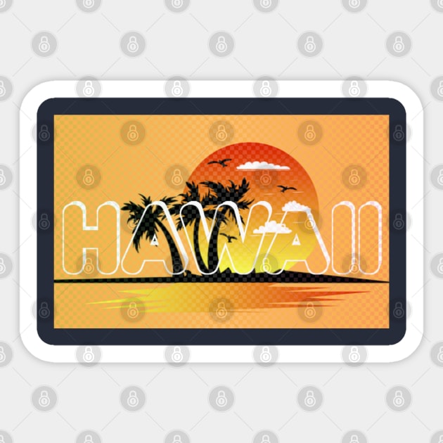 Hawaii Sticker by radeckari25